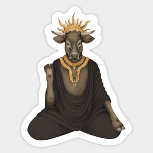 Cow goddess Sticker